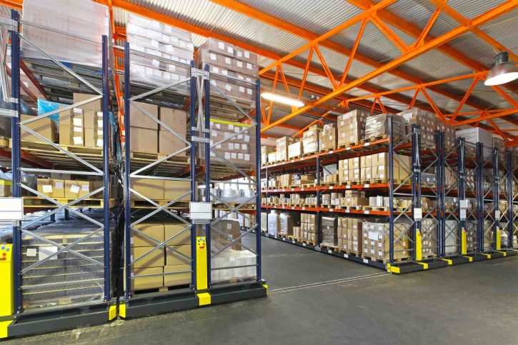 Mobile warehouse racking solutions
