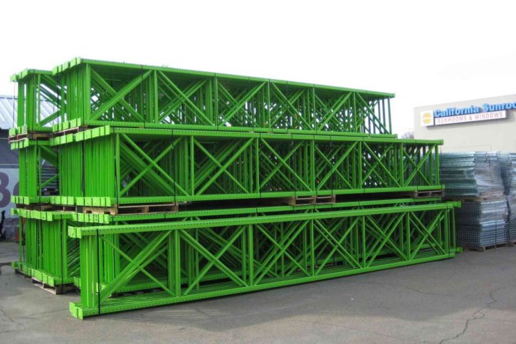 Second-hand warehouse racking systems