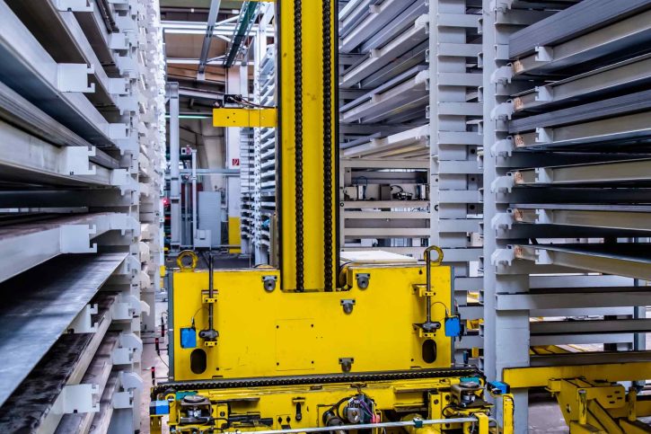 Automated warehouse racking systems