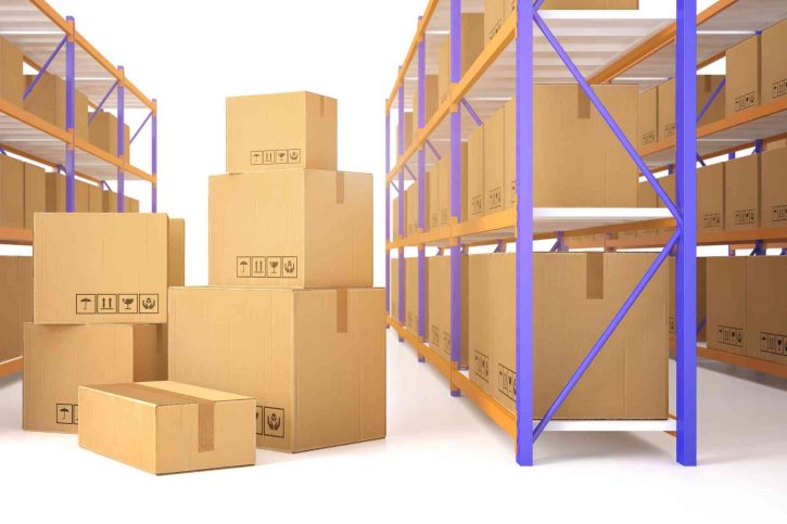 Warehouse racking for fragile items