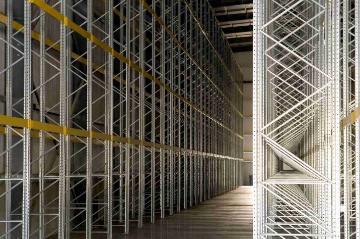 Industrial warehouse racking systems