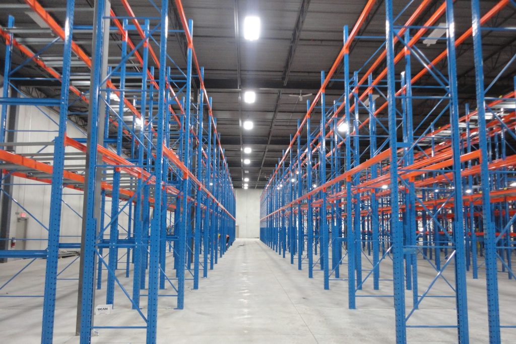 Pallet rack installation