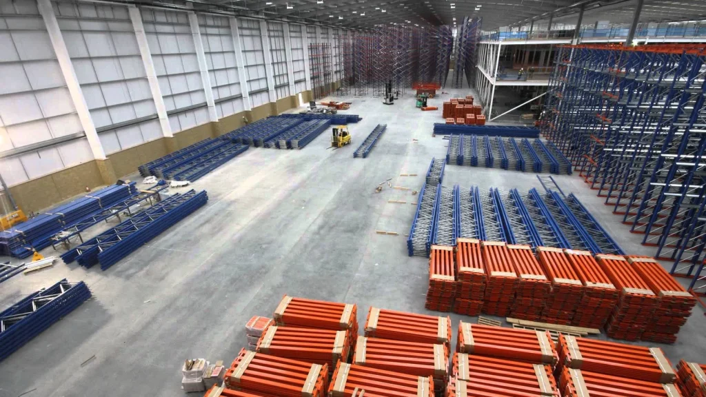 pallet rack installation